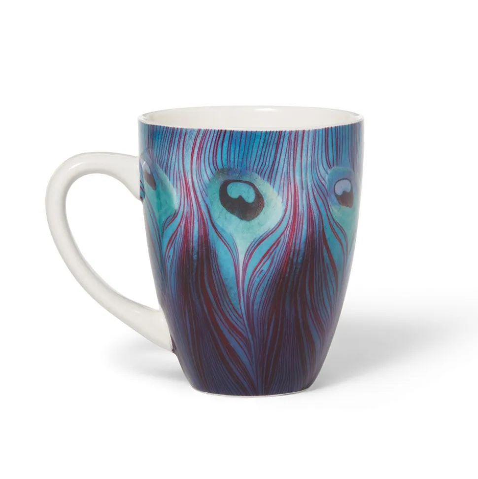The Metropolitan Museum of Art Tableware*Louis C. Tiffany Peacock Feather Covered Mug With Tea Infuser
