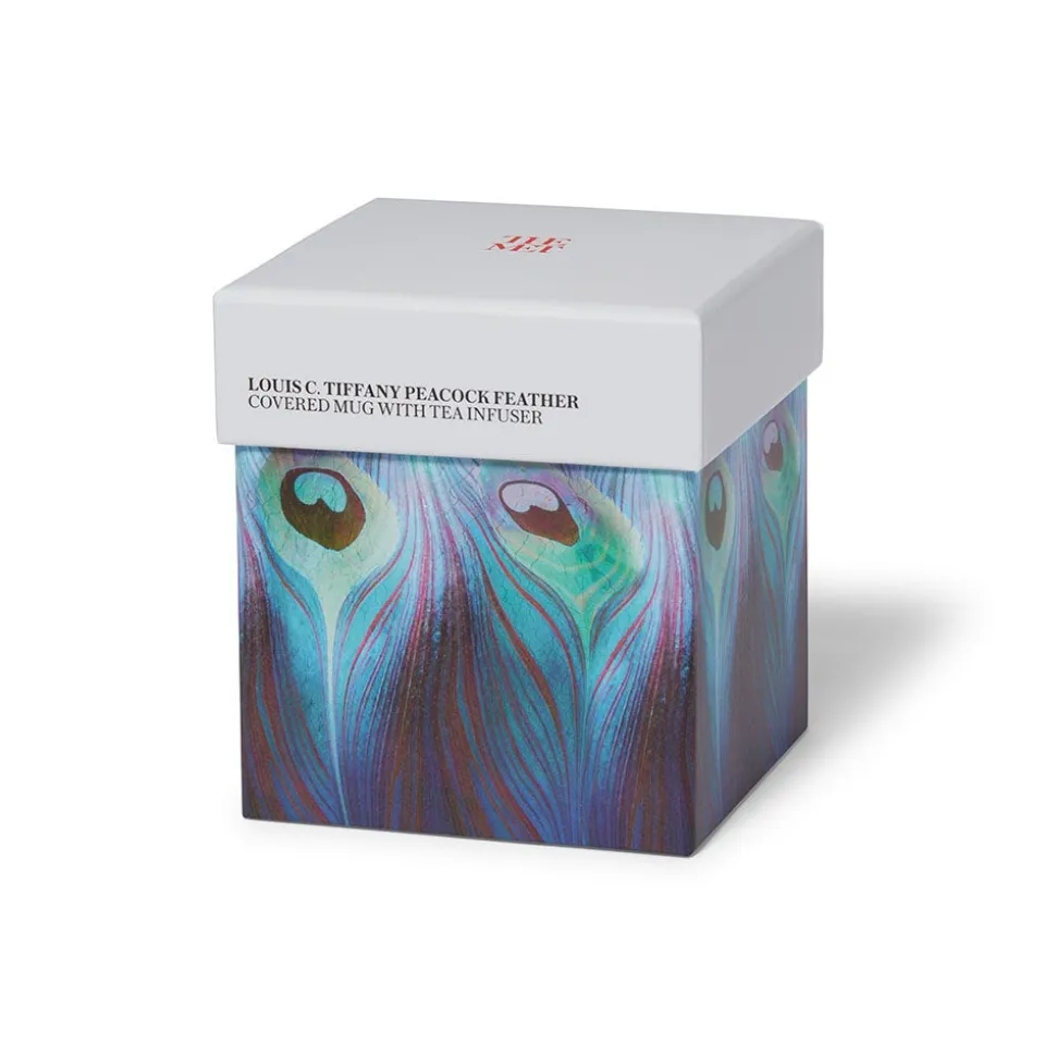 The Metropolitan Museum of Art Tableware*Louis C. Tiffany Peacock Feather Covered Mug With Tea Infuser