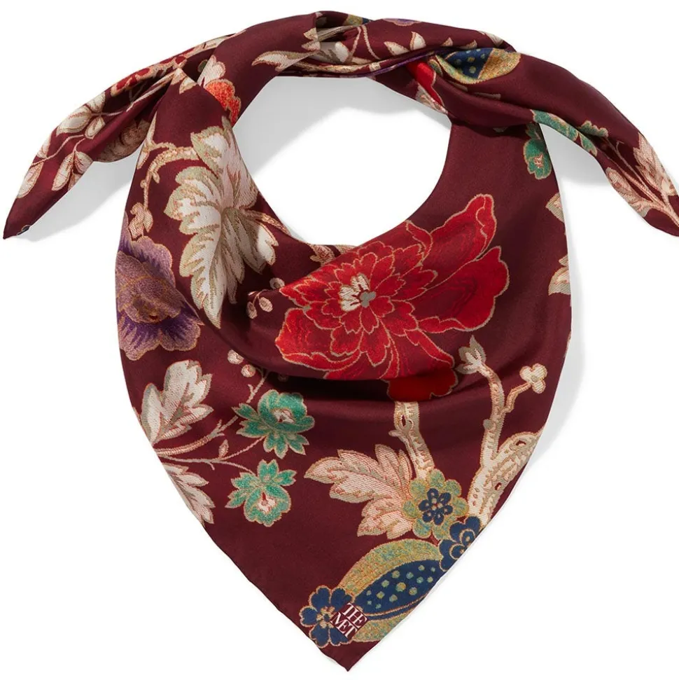 The Metropolitan Museum of Art Scarves & Wraps*Lyon Floral Square Silk Scarf