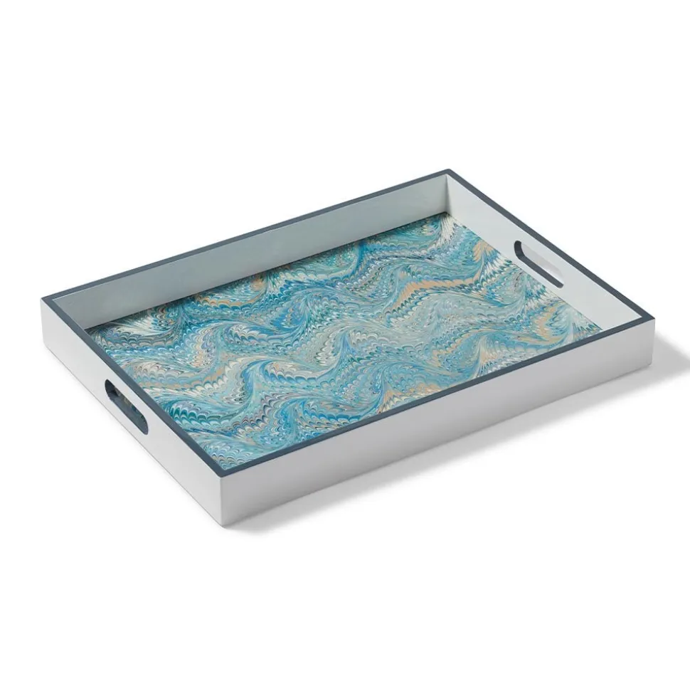 The Metropolitan Museum of Art Decorative Accents*Marbled Paper Lacquer Tray