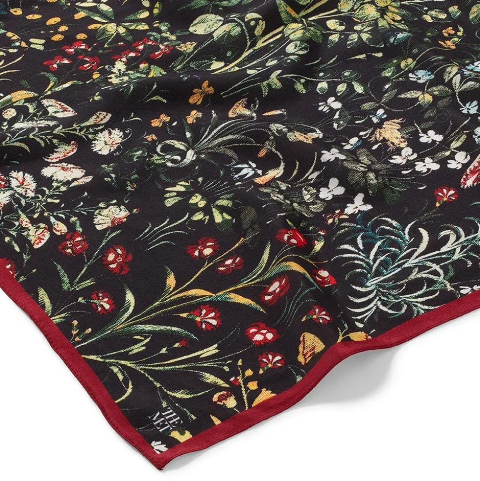 The Metropolitan Museum of Art Scarves & Wraps*Medieval Millefleurs Oblong Silk Scarf