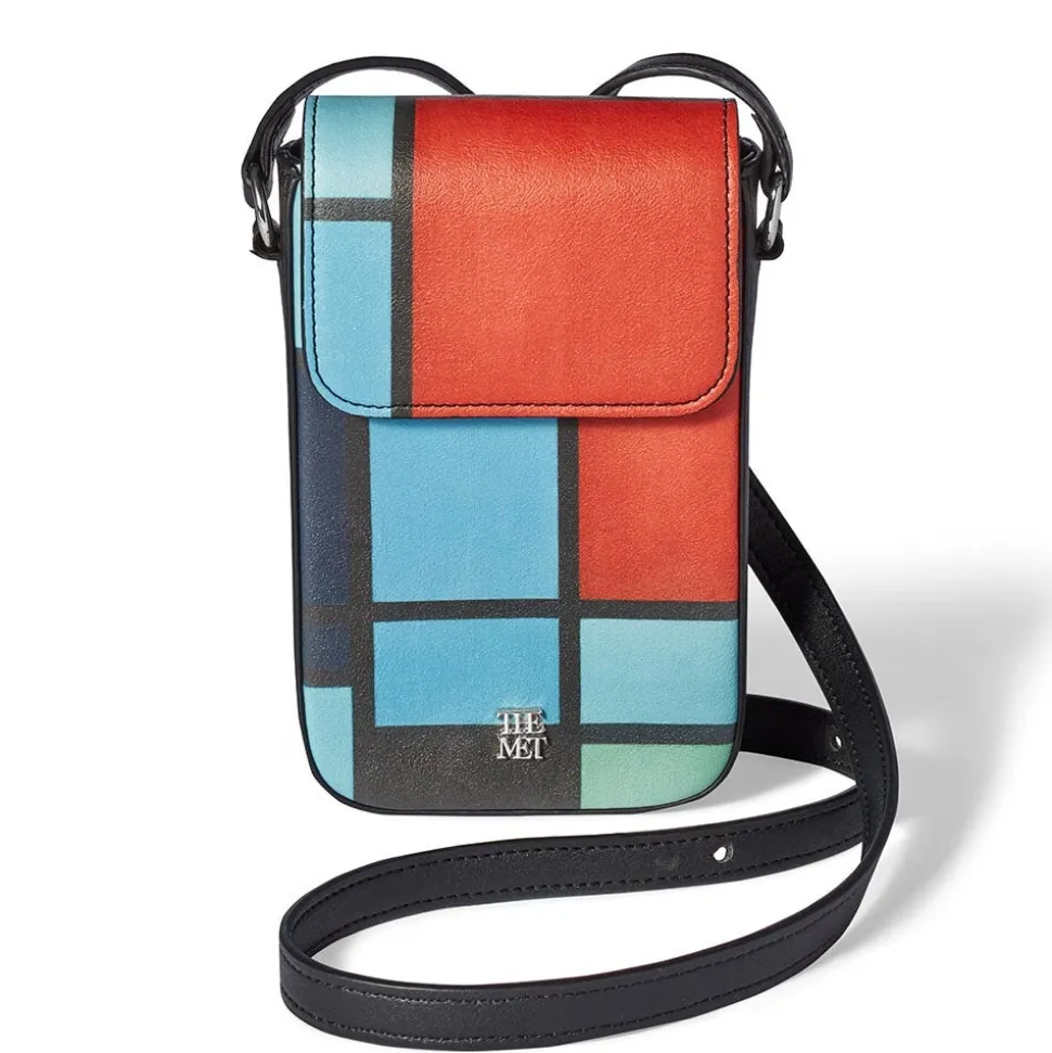 The Metropolitan Museum of Art Bags*Mondrian Composition Crossbody Phone Purse