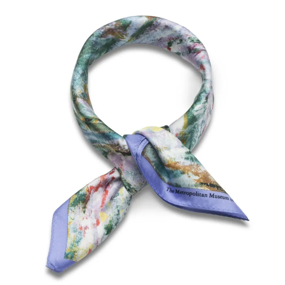 The Metropolitan Museum of Art Scarves & Wraps*Monet Bridge And Water Lilies Silk Neckerchief