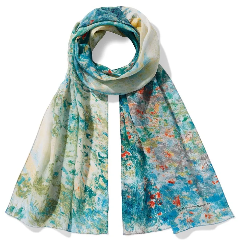 The Metropolitan Museum of Art Scarves & Wraps*Monet Garden At Argenteuil Oblong Silk Scarf