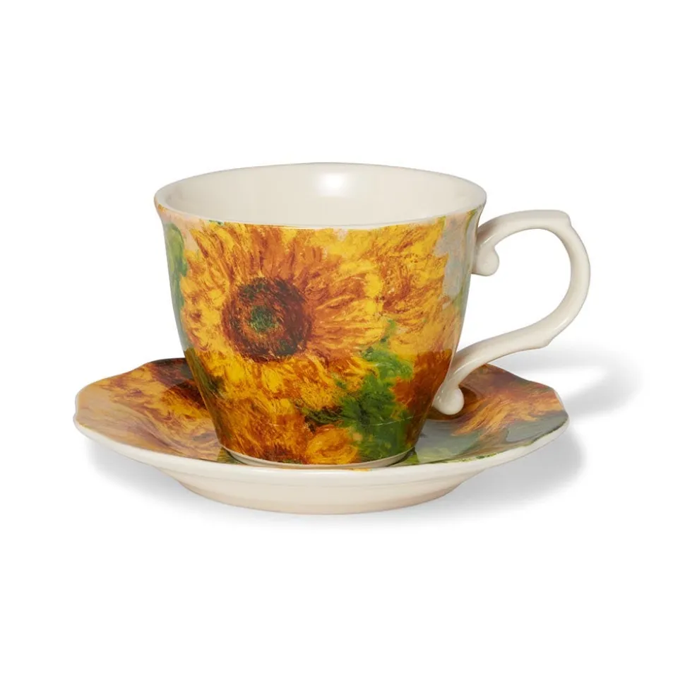 The Metropolitan Museum of Art Tableware*Monet Sunflowers Teacup And Saucer