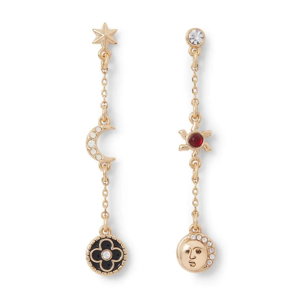 The Metropolitan Museum of Art Earrings*Moonface And Crescent Drop Earrings