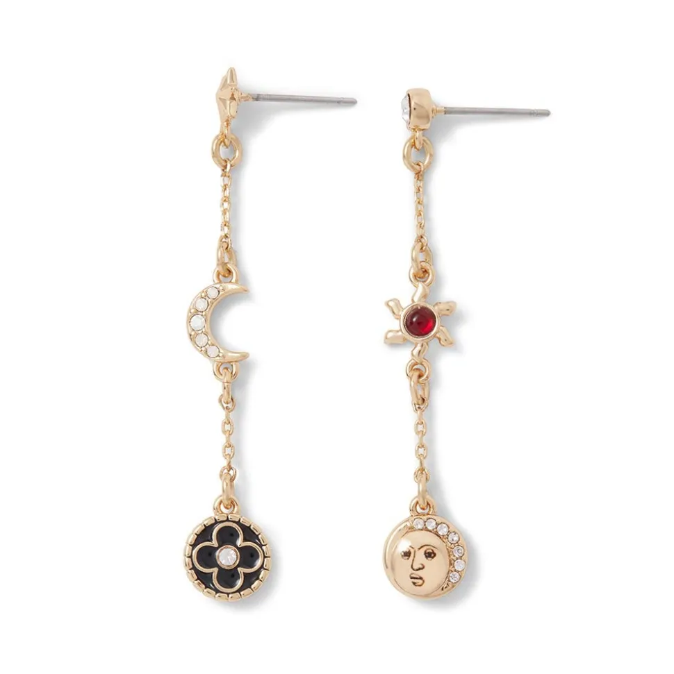 The Metropolitan Museum of Art Earrings*Moonface And Crescent Drop Earrings