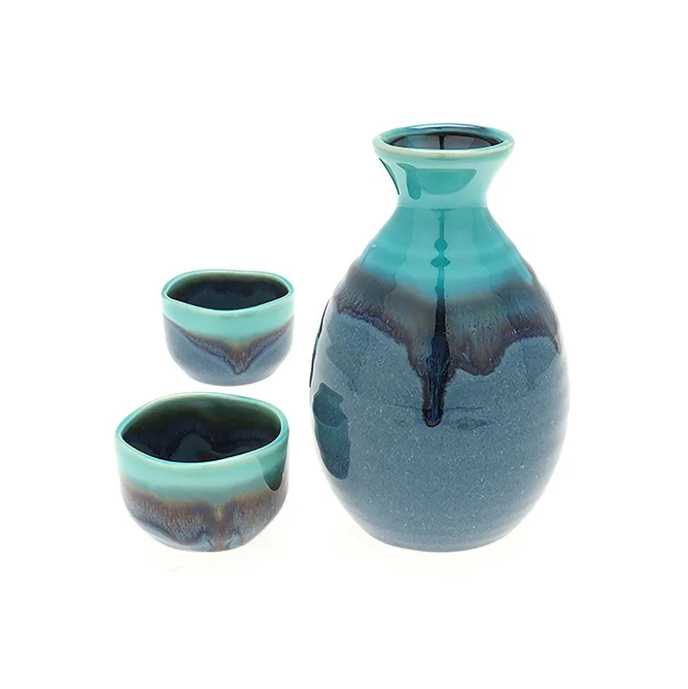 The Metropolitan Museum of Art Tableware*Ocean Blue Sake Set