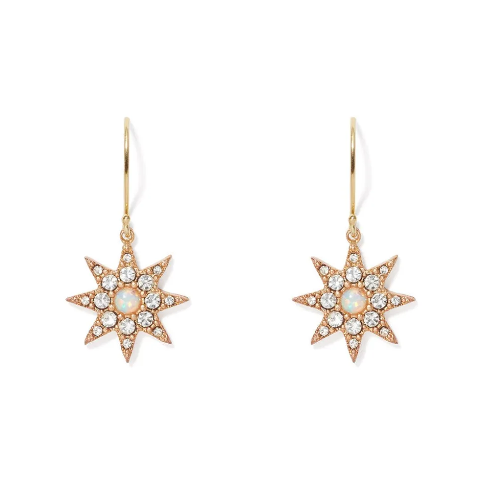 The Metropolitan Museum of Art Earrings*Ottoman Star Gilded Drop Earrings