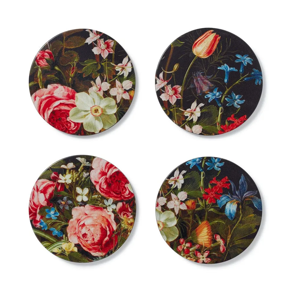 The Metropolitan Museum of Art Tableware*Peeters Bouquet Of Flowers Lacquer Coasters