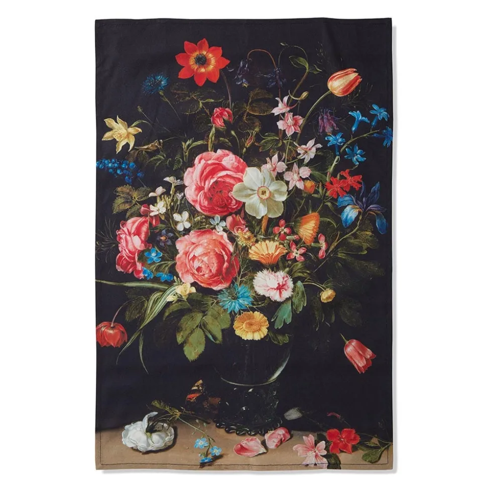 The Metropolitan Museum of Art Decorative Accents*Peeters Bouquet Of Flowers Tea Towel