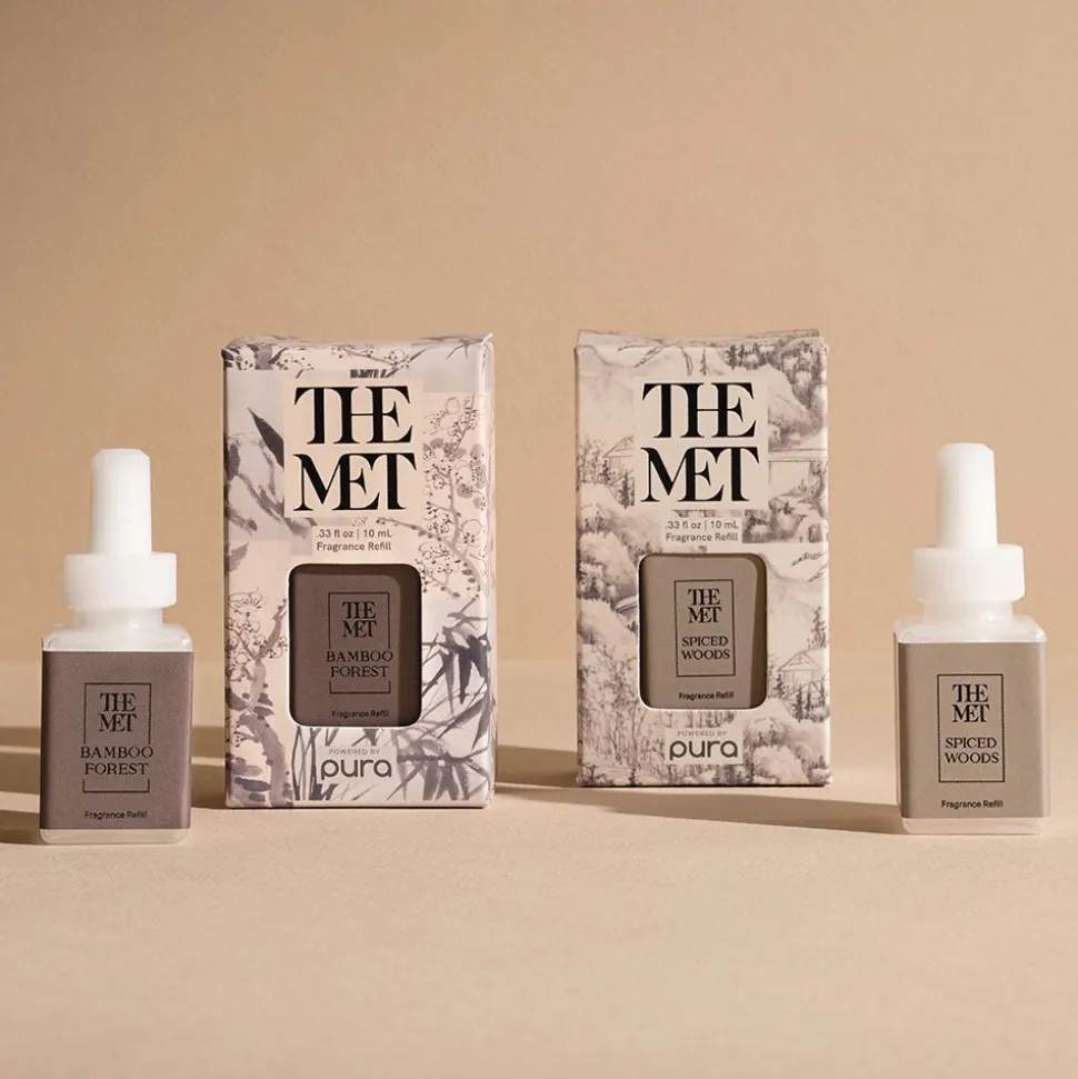 The Metropolitan Museum of Art Decorative Accents*Pura Spiced Woods And Bamboo Forest Fragrance Set With Diffuser