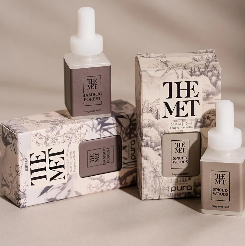 The Metropolitan Museum of Art Decorative Accents*Pura Spiced Woods And Bamboo Forest Fragrance Set With Diffuser