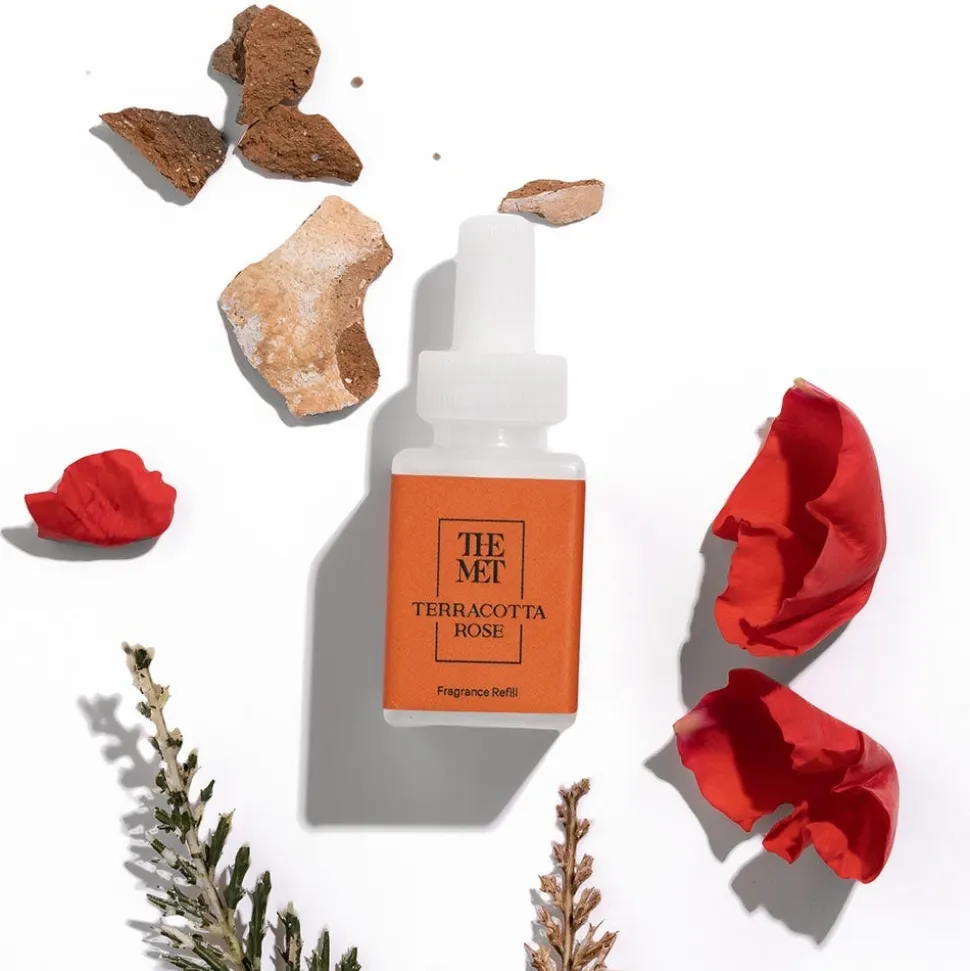 The Metropolitan Museum of Art Decorative Accents*Pura Terracotta Rose And Perfume Immortelle Fragrance Set With Diffuser