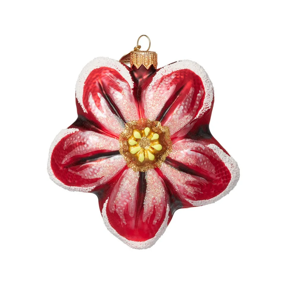 The Metropolitan Museum of Art Ornaments*Red Poinsettia Glass Ornament