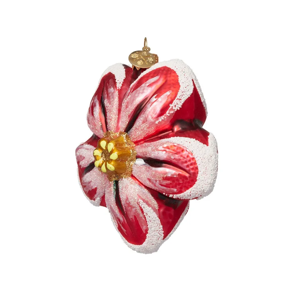 The Metropolitan Museum of Art Ornaments*Red Poinsettia Glass Ornament