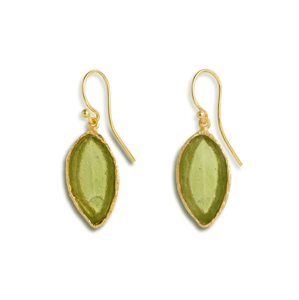 The Metropolitan Museum of Art Earrings*Sage Leaf Drop Earrings