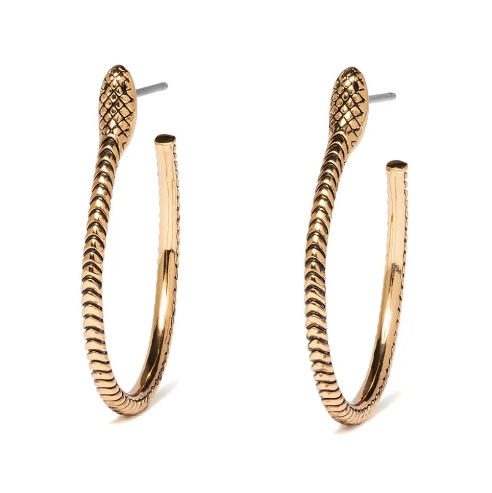 The Metropolitan Museum of Art Earrings*Serpentine Hoop Earrings