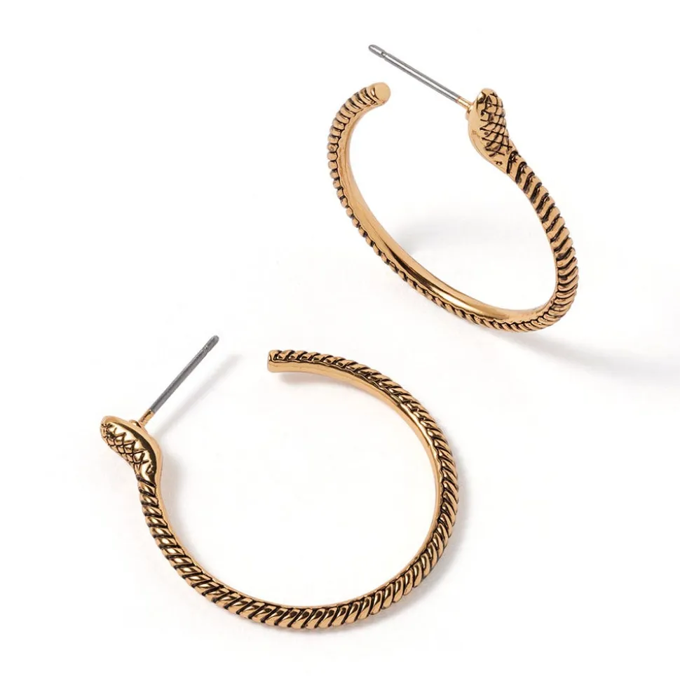 The Metropolitan Museum of Art Earrings*Serpentine Hoop Earrings