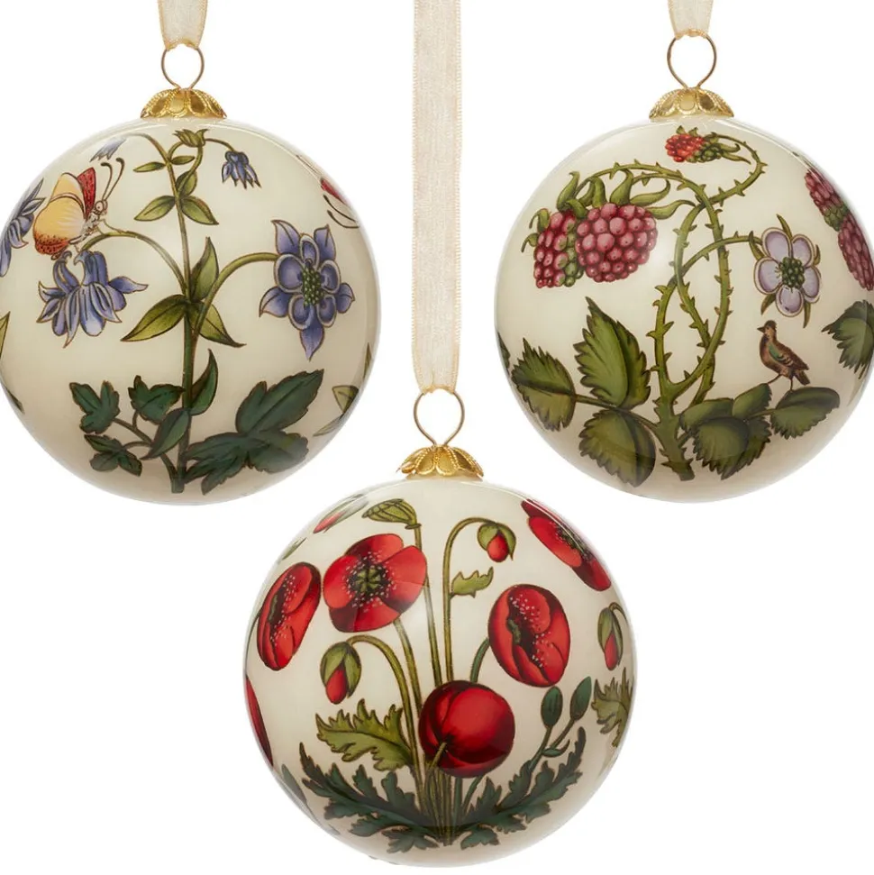 The Metropolitan Museum of Art Ornaments*The Met Cloisters Garden Hand-Painted Glass Ornament Set