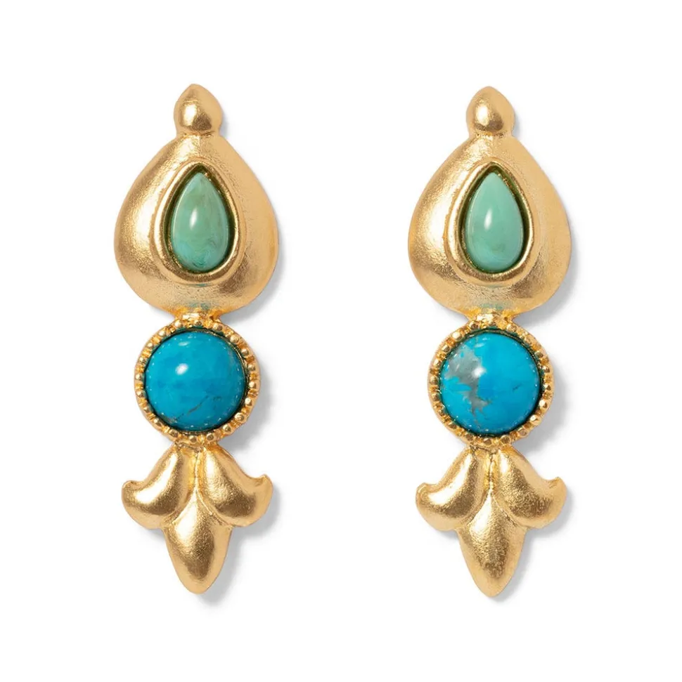 The Metropolitan Museum of Art Earrings*Tibetan Turquoise Drop Earrings