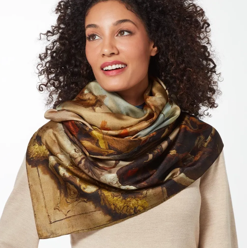 The Metropolitan Museum of Art Scarves & Wraps*Tiepolo Allegory Of The Planets And Continents Oversize Unisex Oblong Silk Scarf