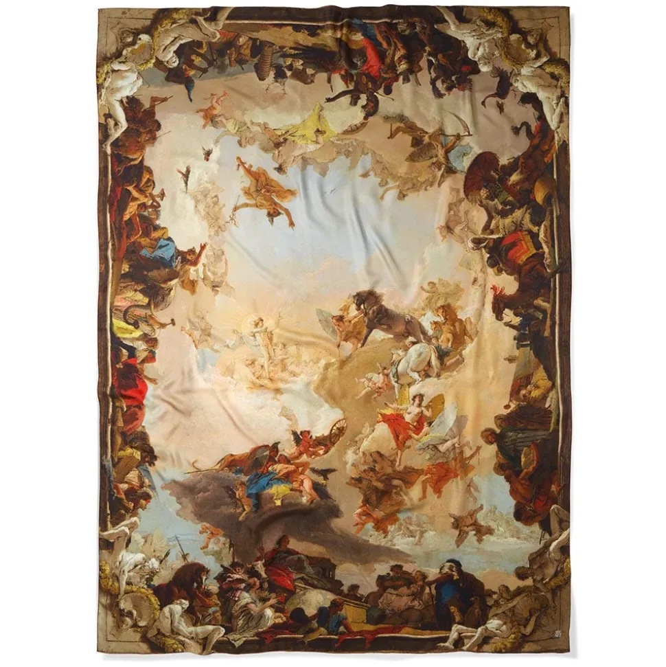 The Metropolitan Museum of Art Scarves & Wraps*Tiepolo Allegory Of The Planets And Continents Oversize Unisex Oblong Silk Scarf