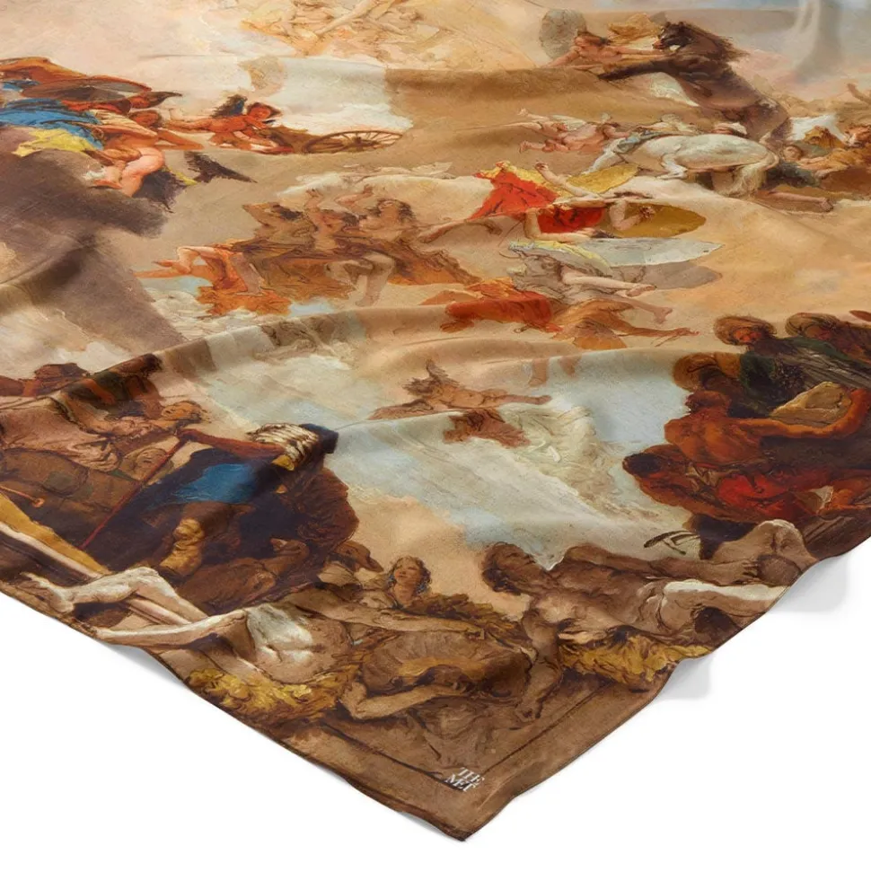 The Metropolitan Museum of Art Scarves & Wraps*Tiepolo Allegory Of The Planets And Continents Oversize Unisex Oblong Silk Scarf