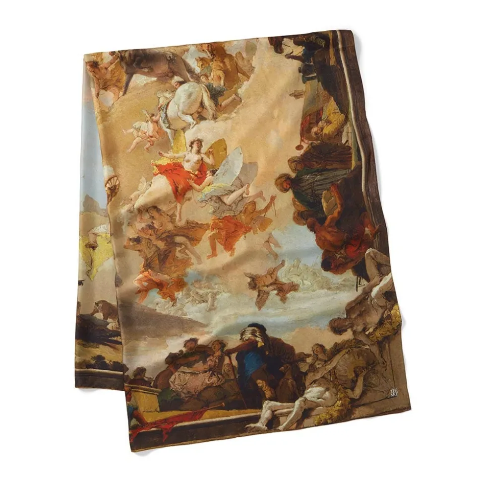 The Metropolitan Museum of Art Scarves & Wraps*Tiepolo Allegory Of The Planets And Continents Oversize Unisex Oblong Silk Scarf