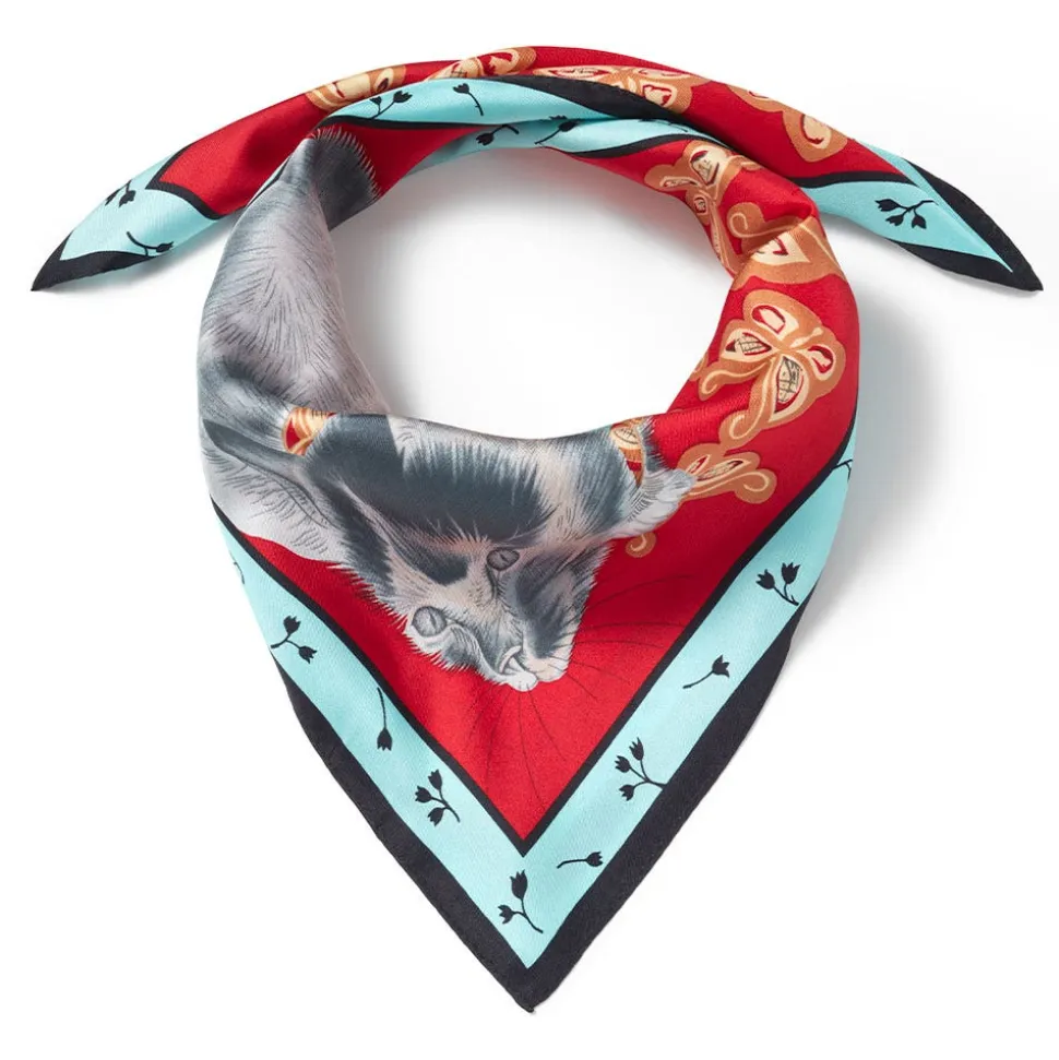 The Metropolitan Museum of Art Scarves & Wraps*Toko Cat Silk Neckerchief