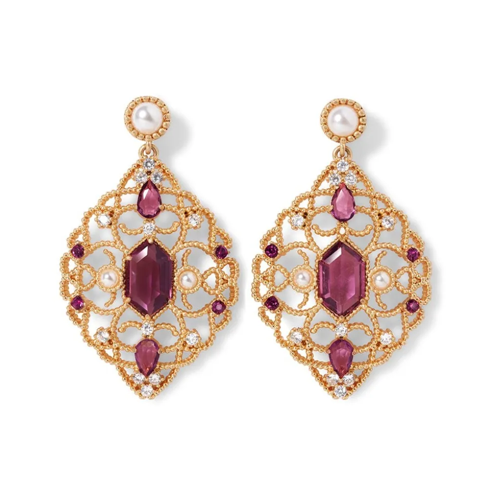 The Metropolitan Museum of Art Earrings*Turkish Amethyst Statement Earrings