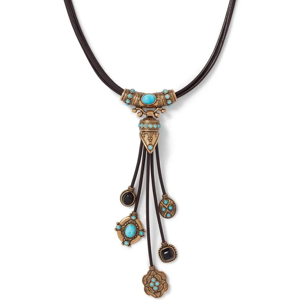 The Metropolitan Museum of Art Necklaces*Turkmen Leather Statement Necklace