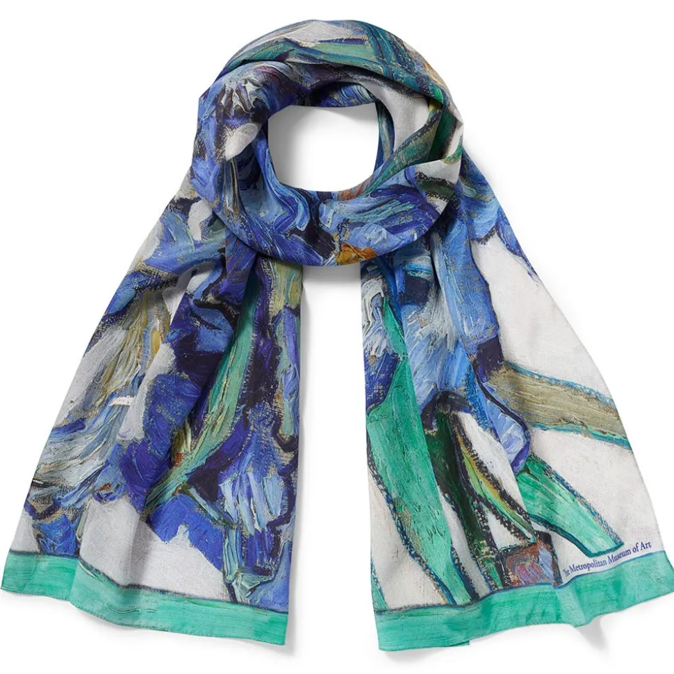 The Metropolitan Museum of Art Scarves & Wraps*Van Gogh Irises Oblong Silk Scarf