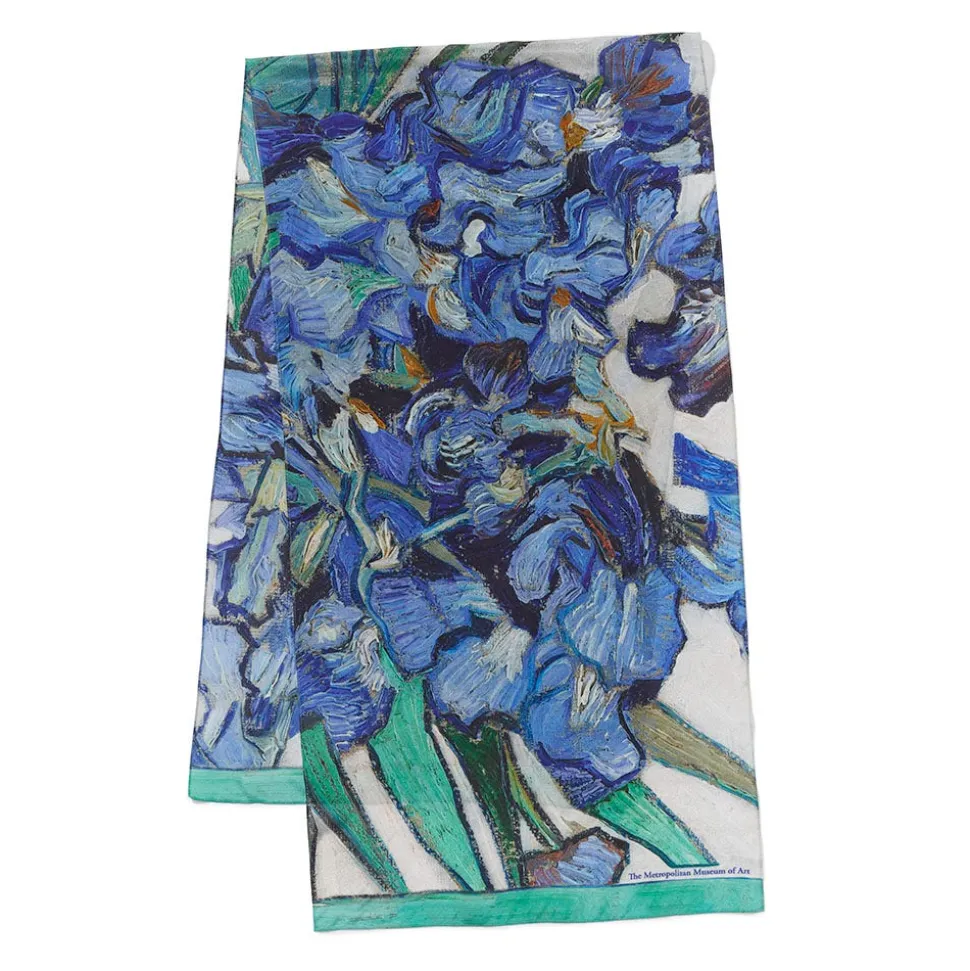 The Metropolitan Museum of Art Scarves & Wraps*Van Gogh Irises Oblong Silk Scarf