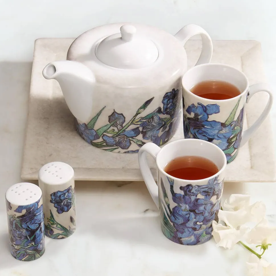 The Metropolitan Museum of Art Tableware*Van Gogh Irises Teapot And Mug Set