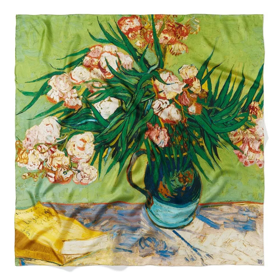 The Metropolitan Museum of Art Scarves & Wraps*Van Gogh Oleanders Oversize Square Silk Scarf