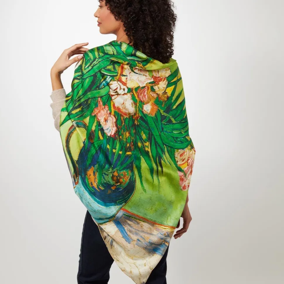 The Metropolitan Museum of Art Scarves & Wraps*Van Gogh Oleanders Oversize Square Silk Scarf