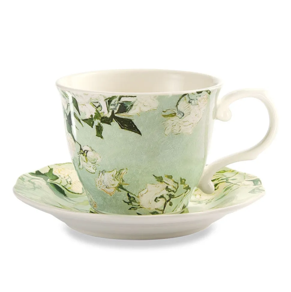 The Metropolitan Museum of Art Tableware*Van Gogh Roses Teacup And Saucer