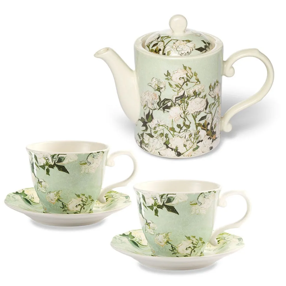 The Metropolitan Museum of Art Tableware*Van Gogh Roses Teapot And Teacup Set