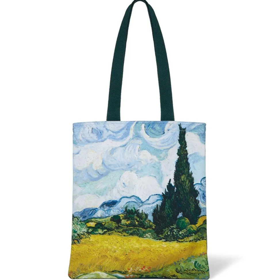 The Metropolitan Museum of Art Bags*Van Gogh Wheat Field With Cypresses Tote