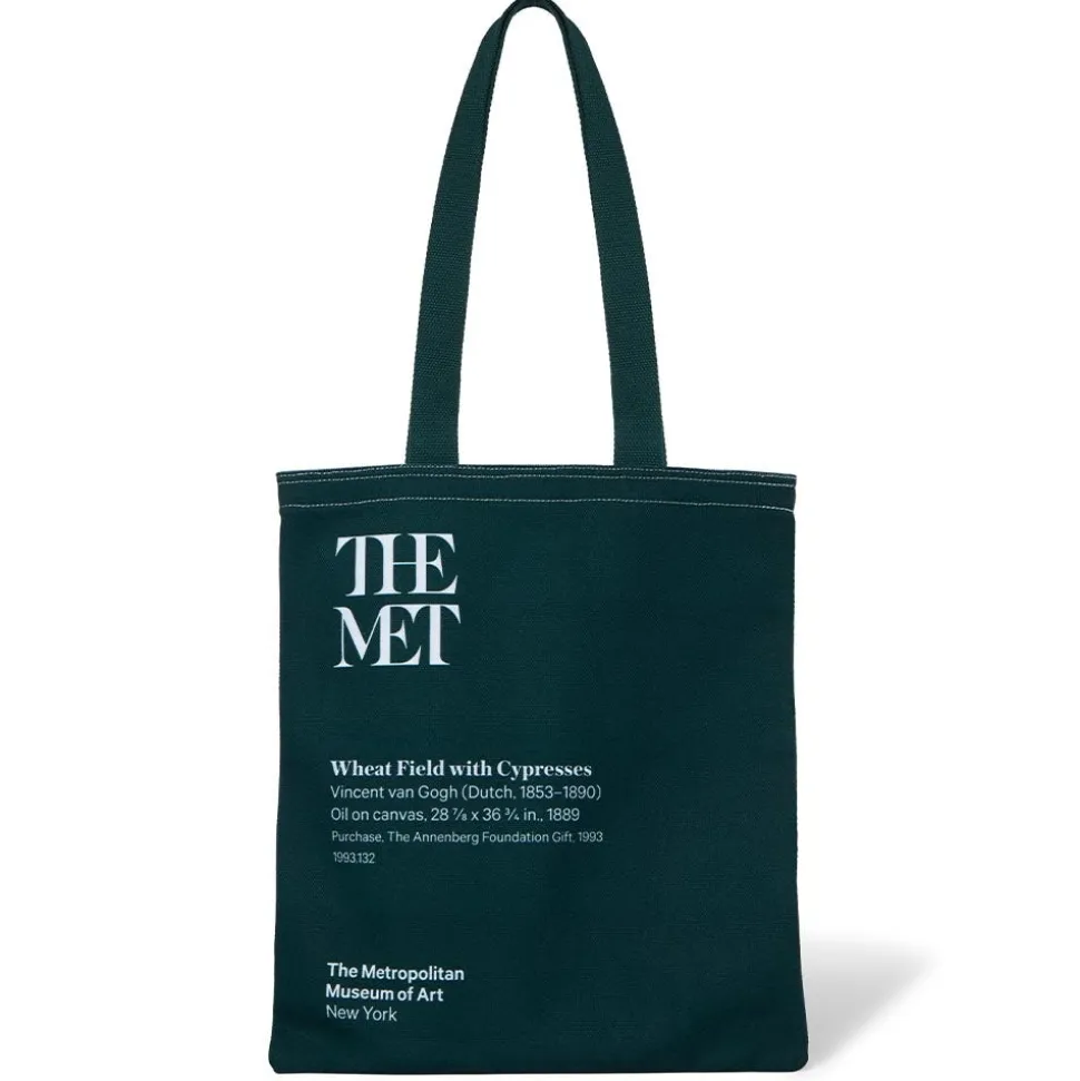 The Metropolitan Museum of Art Bags*Van Gogh Wheat Field With Cypresses Tote