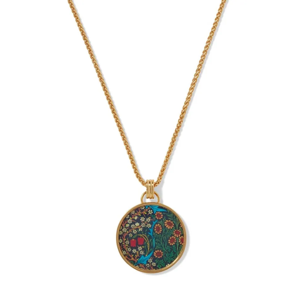 The Metropolitan Museum of Art Necklaces*William Morris Blackthorn Enamel Pendant Necklace