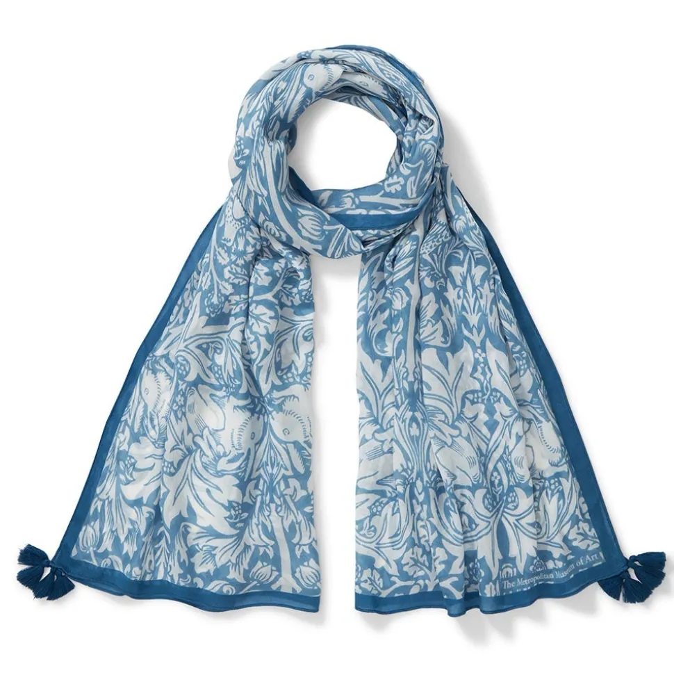 The Metropolitan Museum of Art Scarves & Wraps*William Morris Brother Rabbit Oversize Oblong Scarf