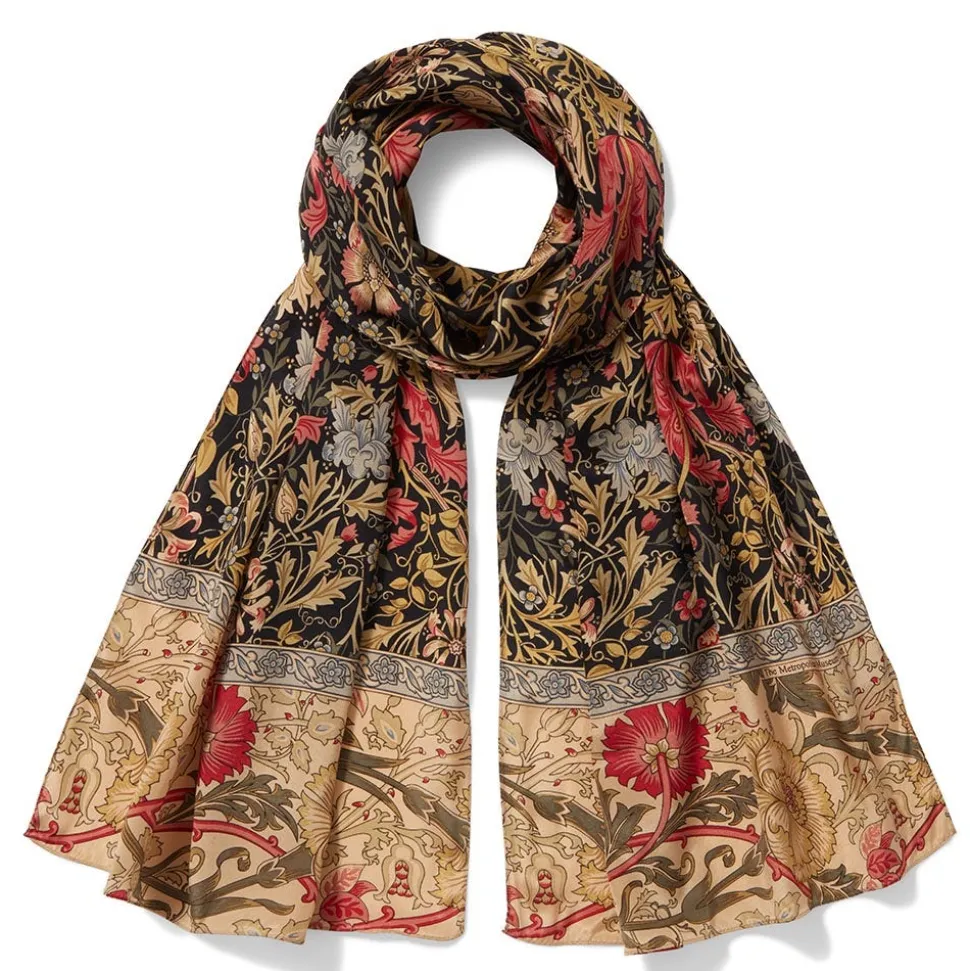 The Metropolitan Museum of Art Scarves & Wraps*William Morris Compton Oblong Silk Scarf