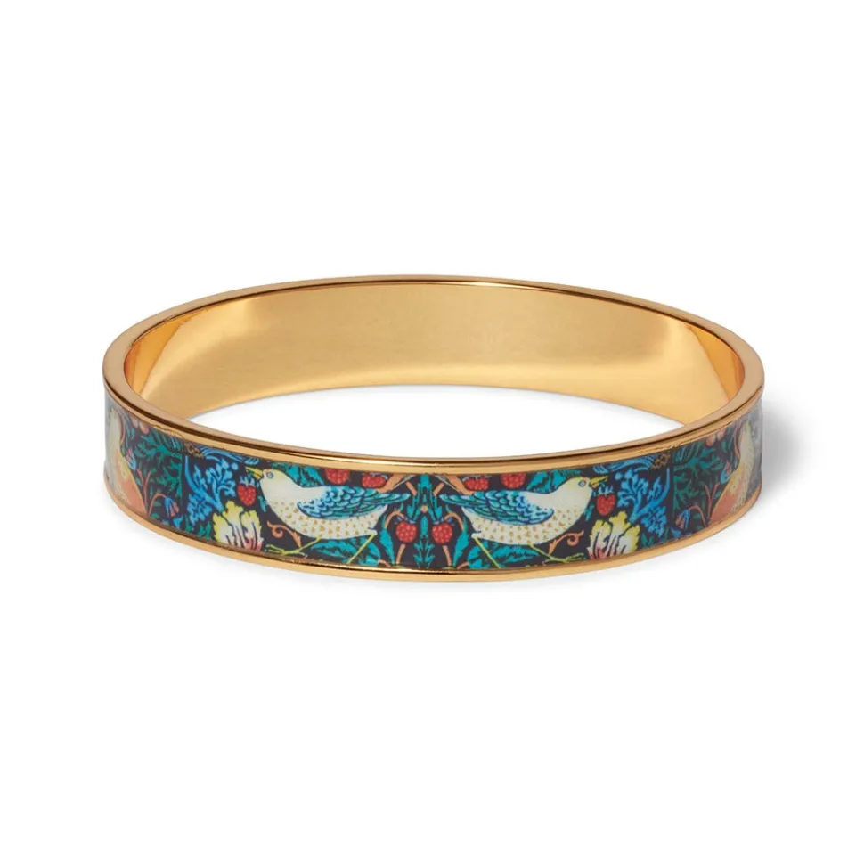 The Metropolitan Museum of Art Bracelets*William Morris Strawberry Thief Enamel Bangle